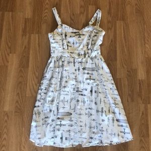 Vintage airplane dress